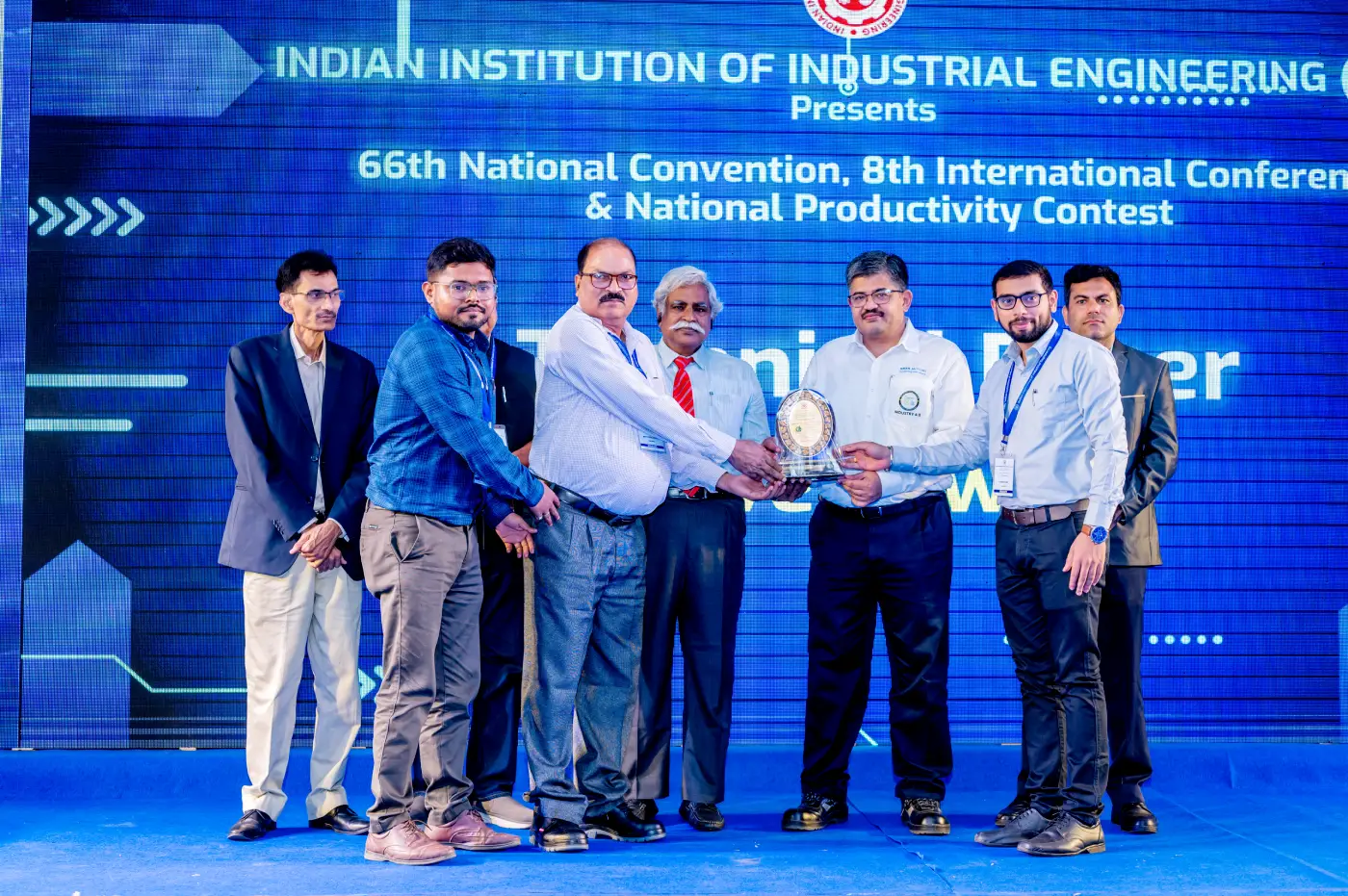 Usha Martin won the silver award at IIE's 66th National Convention.