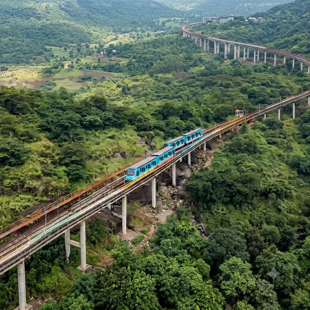 Haji Malang Funicular Tramway , Maharashtra